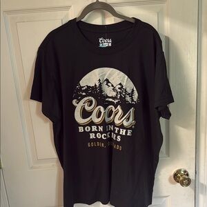 Hybrid Apparel Black Short Sleeve Tee with Graphic Design